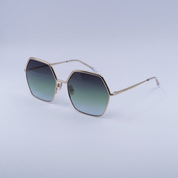 🕶️New Isabel Marant IM 0119/S 0000 IB Sunglasses - Gold Frame, Green Lenses - Picture 4 of 11